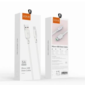 CABLE USB VIDVIE CB486V 5A MICRO 1.2M